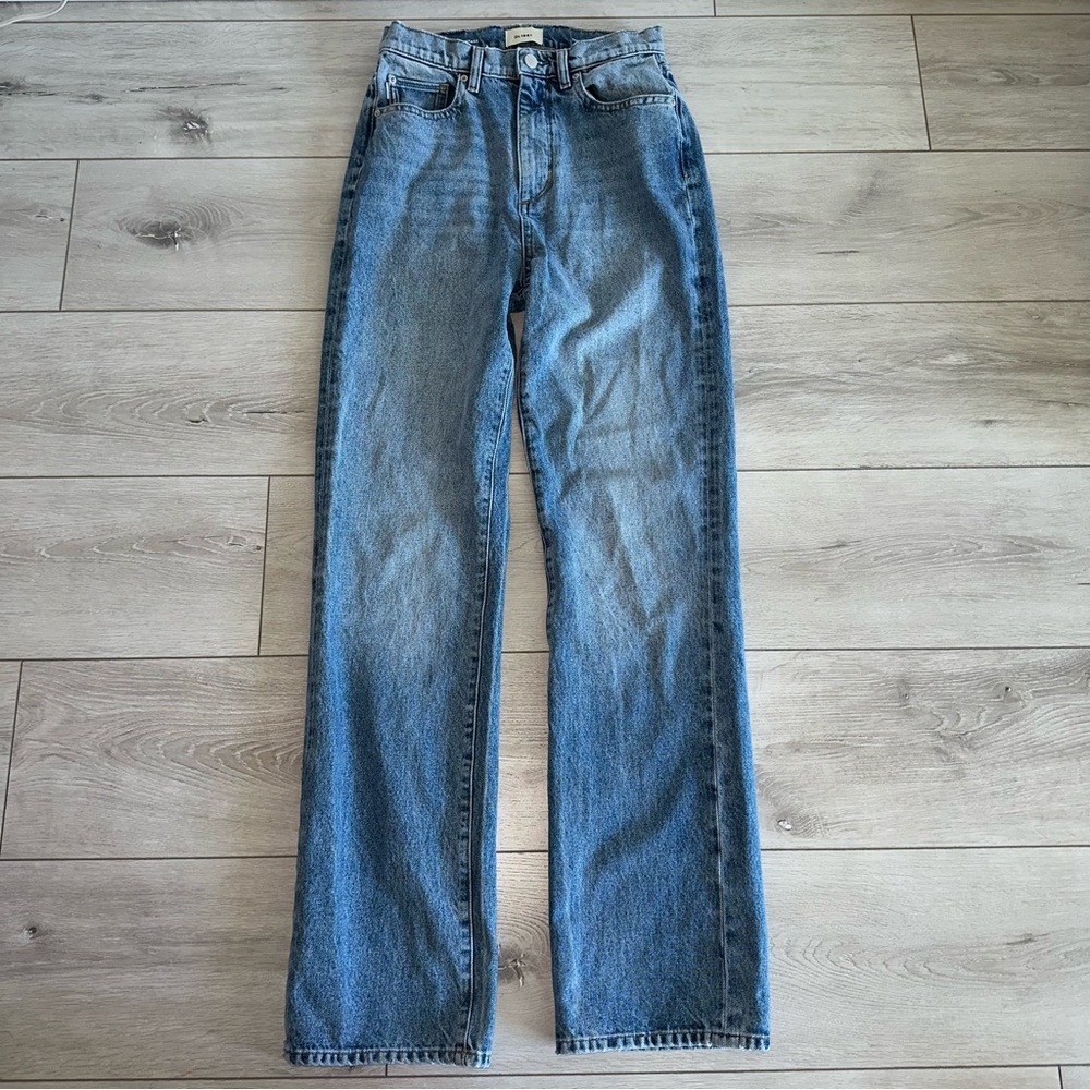 DL1961 Charly Straight DL Vintage Blue Jeans Women's 25 USA RN 126855